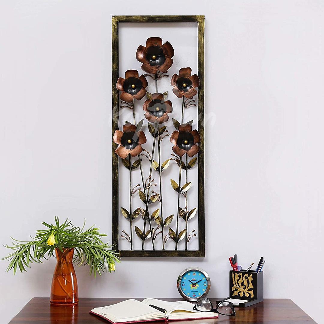 Daisy Panel Tin Wall Decor